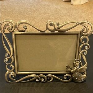 Elegant Gold Angel Picture Frame